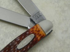 Camillus / Western USA Jigged Delrin Large Stockman Knife