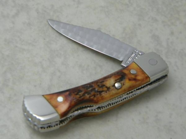 Schrade + USA LB-1 Custom Heman Williams Stag Lockback Knife c.1982