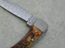 Schrade + USA LB-1 Custom Heman Williams Stag Lockback Knife c.1982