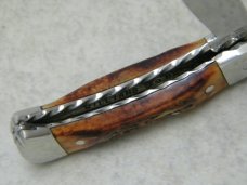 Schrade + USA LB-1 Custom Heman Williams Stag Lockback Knife c.1982