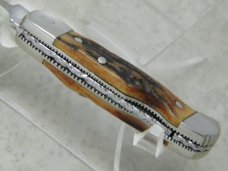 Schrade + USA LB-1 Custom Heman Williams Stag Lockback Knife c.1982