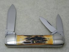 Schatt & Morgan Titusville (Queen Steel 1995) Stag 033264 Canittler Canoe Whittler Knife