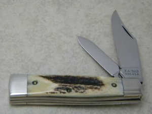 Kabar USA 1191 Stag Gunstock Jack Knife