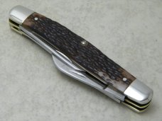 Kabar Pre-1963 Jigged Delrin Large Stockman Knife