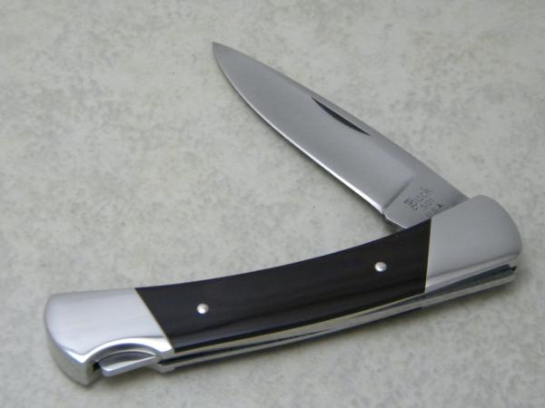 Buck USA Model # 501 Micarta Esquire Lockback Knife c.Pre-1986