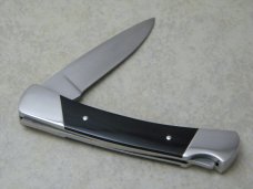 Buck USA Model # 501 Micarta Esquire Lockback Knife c.Pre-1986