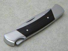 Buck USA Model # 501 Micarta Esquire Lockback Knife c.Pre-1986