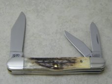 Case XX USA 1 Dot 1999 Vintage Stag V5383 WH SS Whittler Knife