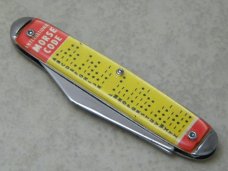 USA Novelty Space Ship Morse Code Jack Knife