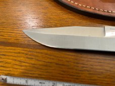 Parker-Edwards Randall Gilbreath Drop Point Fighting Bowie Knife w/440C Stainless Blade & Stag Handl