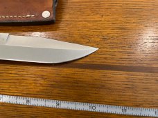 Parker-Edwards Randall Gilbreath Drop Point Fighting Bowie Knife w/440C Stainless Blade & Stag Handl