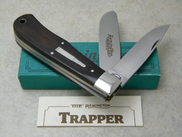 Remington UMC USA 1989 Cocobolo Wood R1128 Bullet Trapper Knife in Box