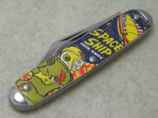 USA Novelty Space Ship Morse Code Jack Knife