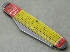 USA Novelty Space Ship Morse Code Jack Knife