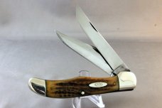CASE TESTED 5265 Folding Hunter, Perfect Stag Handles, Saber Ground, Used But Nice, Free Shipping