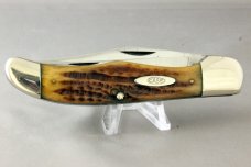 CASE TESTED 5265 Folding Hunter, Perfect Stag Handles, Saber Ground, Used But Nice, Free Shipping