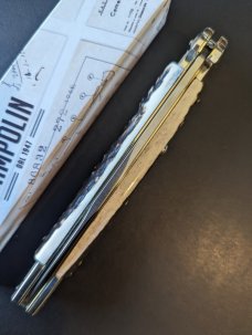  NIB 11"- 28cm Stag Horn A.G.A. Campolin Maltese lockback auto