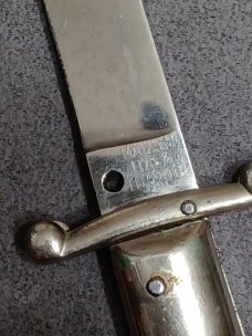 9" Vintage Swinguard. Dark Horn. 