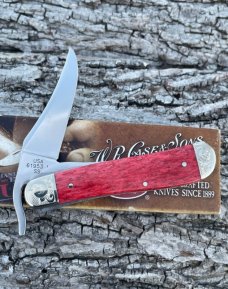 CASE XX ** 2009 OLD RED BONE ERIE RED DEVILS RUSSLOCK ONLY 25 MADE #12