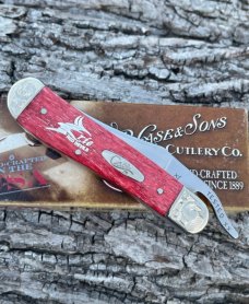 CASE XX ** 2009 OLD RED BONE ERIE RED DEVILS RUSSLOCK ONLY 25 MADE #12