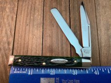 Robeson by Queen Doctor’s Knife Hunter Green Jigged Bone 1 of 200