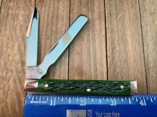 Robeson by Queen Doctor’s Knife Hunter Green Jigged Bone 1 of 200