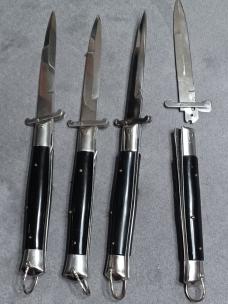 Group of four 8 3/4" Rizzuto Estileto Milano For Parts or repair.