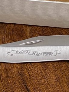 *NEW* Keen Kutter KK597 Lockback Folding Hunter Knife, USA, Stagbone, 440 Carbon Steel, Made in 2006