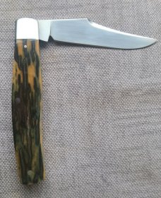 DrT Big Texas Jack..4.25" Smooth Bark Mammoth Ivory..Cpm154... pouch...older build..older price 