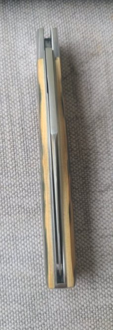 DrT Big Texas Jack..4.25" Smooth Bark Mammoth Ivory..Cpm154... pouch...older build..older price 