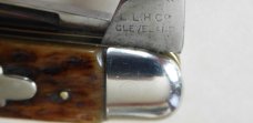 Antique Vintage "SCARCE" c.1898 L.L.H. Co. Cleveland Tear Drop Jack Pocket Knife