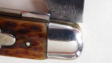 Antique Vintage "SCARCE" c.1898 L.L.H. Co. Cleveland Tear Drop Jack Pocket Knife