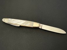 Bulldog Brand Mother of Pearl Celebrated Anglo Saxon 3 blade Whittler 1 Of 60