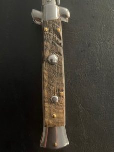 Frank B Rams Horn 9 Inch Swivel Bolster Switchblade