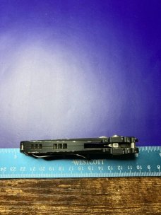 Hogue Knives EX-A01 Automatic Knife Tanto Point Black Aluminum