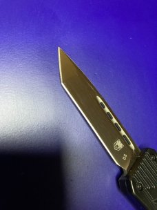 CobraTec Medium  CTK-1 Black OTF with Sheath