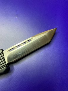 CobraTec Medium  CTK-1 Black OTF with Sheath
