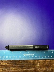 CobraTec Medium  CTK-1 Black OTF with Sheath
