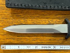 Parker Cut. Co. 7 1/4" Spear Point Boot Knife w/Metal Handle Japan 