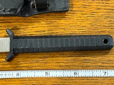 Parker Cut. Co. 7 1/4" Spear Point Boot Knife w/Metal Handle Japan 
