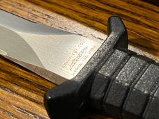 Parker Cut. Co. 7 1/4" Spear Point Boot Knife w/Metal Handle Japan 