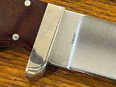 Parker Cut. Co. 7 1/4" Spear Point Hunting Knife w/Micarta Scales Japan