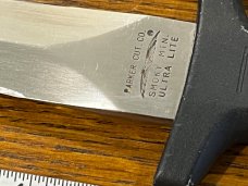 Parker Cut. Co. 9 3/8" Spear Point Smoky Mtn Ultra Lite Boot Knife w/Metal Handle Japan 