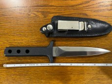 Parker Cut. Co. 9 3/8" Spear Point Smoky Mtn Ultra Lite Boot Knife w/Metal Handle Japan 
