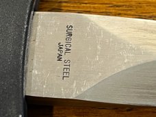 Parker Cut. Co. 9 3/8" Spear Point Smoky Mtn Ultra Lite Boot Knife w/Metal Handle Japan 