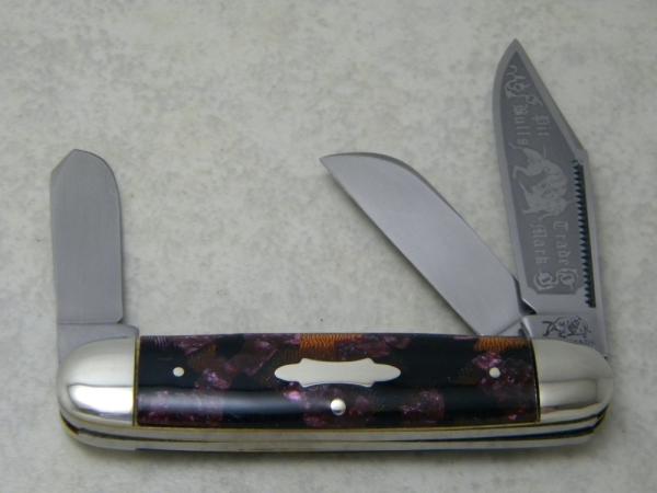 Bulldog Brand Solingen, Germany Prototype Gimp Shield Cigar Stockman Knife c.1995