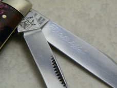 Bulldog Brand Solingen, Germany Prototype Crest Shield Stockman Knife c.1995