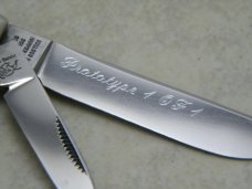 Bulldog Brand Solingen, Germany Prototype 1 of 1 English Steel Bright Leaf Virginia Jack Knife