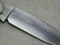 Bulldog Brand Solingen, Germany Prototype 1 of 2 English Steel Duck Feather Canoe Knife