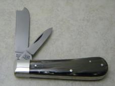 Bulldog Brand Solingen, Germany English Steel Smoked Pearl One Arm Razor Jack Knife